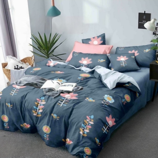 Grey-Duvet-Cover-Set-King Size-1
