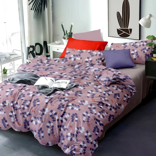 Pink-Duvet-Cover-Set-Queen Size