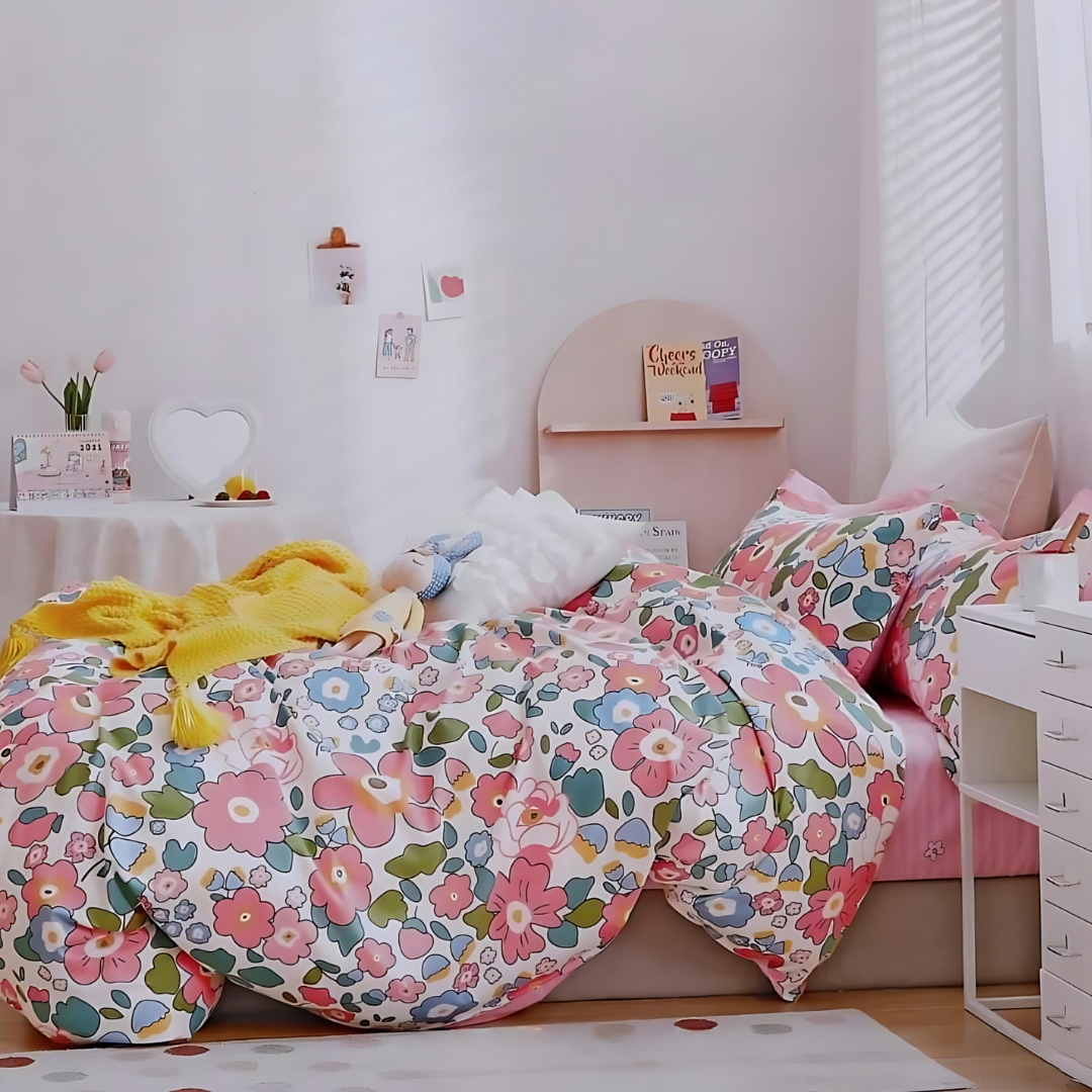 Pink-Estique-Fitted-King-Size-Bedsheet-3