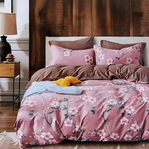 Rose-Gold-Estique-Fitted-King-Size-Bedsheet-1